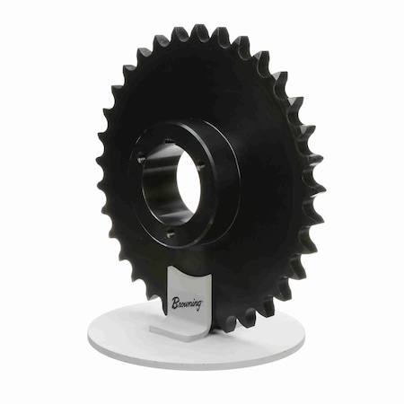 Browning Steel Bushed Bore Roller Chain Sprocket, 80Q33 80Q33